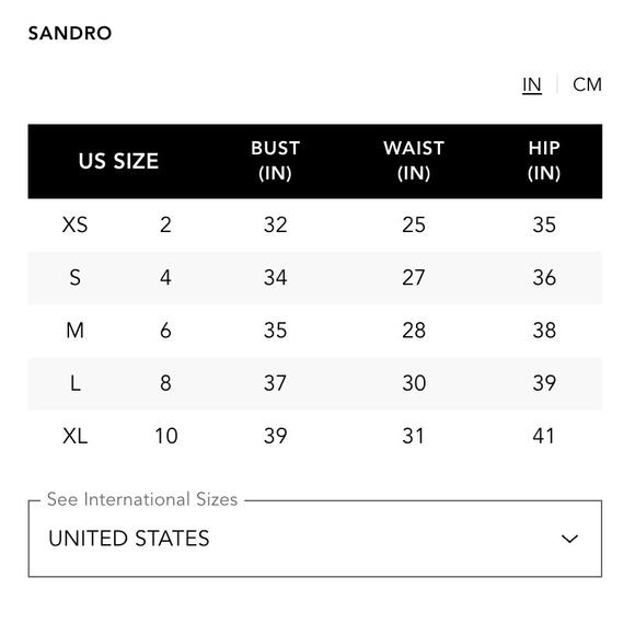 Sandro Alecia Knit and Denim Midi Dress Ribbed Midi Dress - Picture 9 of 9